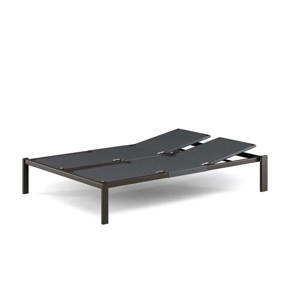 Emu Shine Daybed Sonnenliege Emu-Tex Rollen Aluminium