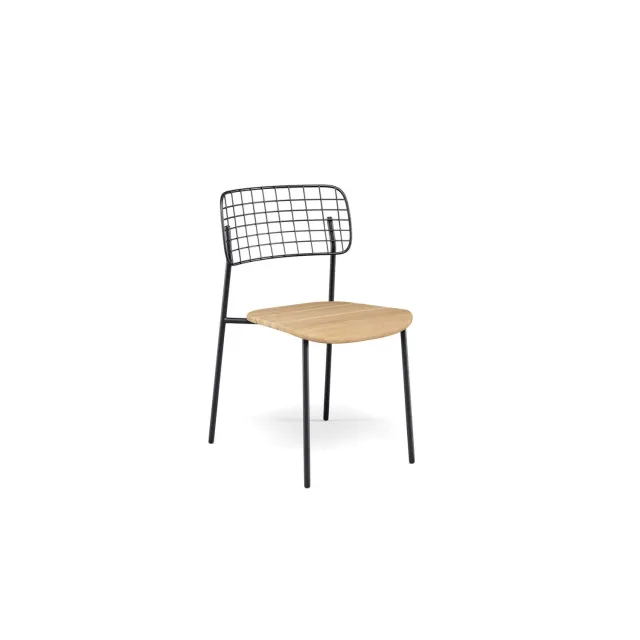Emu Ronda Silla Gartenstuhl Lyze Aluminium Edelstahl