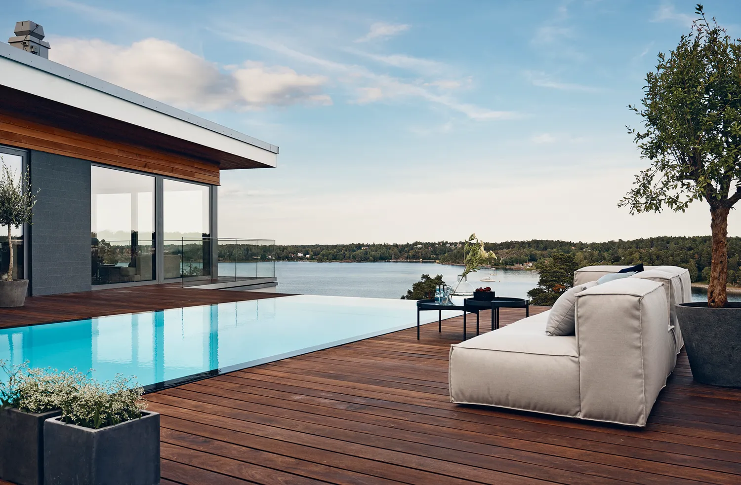 Skargaarden Asker Sofa Ecke Lounge Sunbrella Outdoor