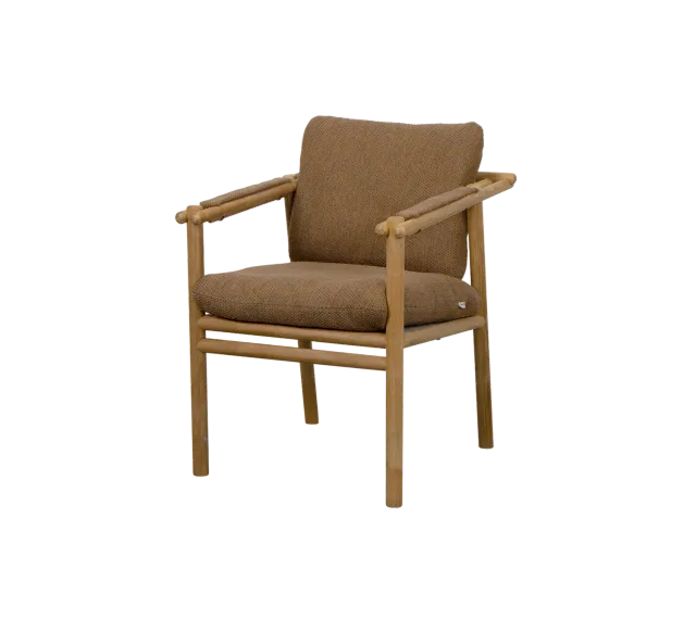 Cane-line Sticks Sessel Teak Kissen Sand Natté