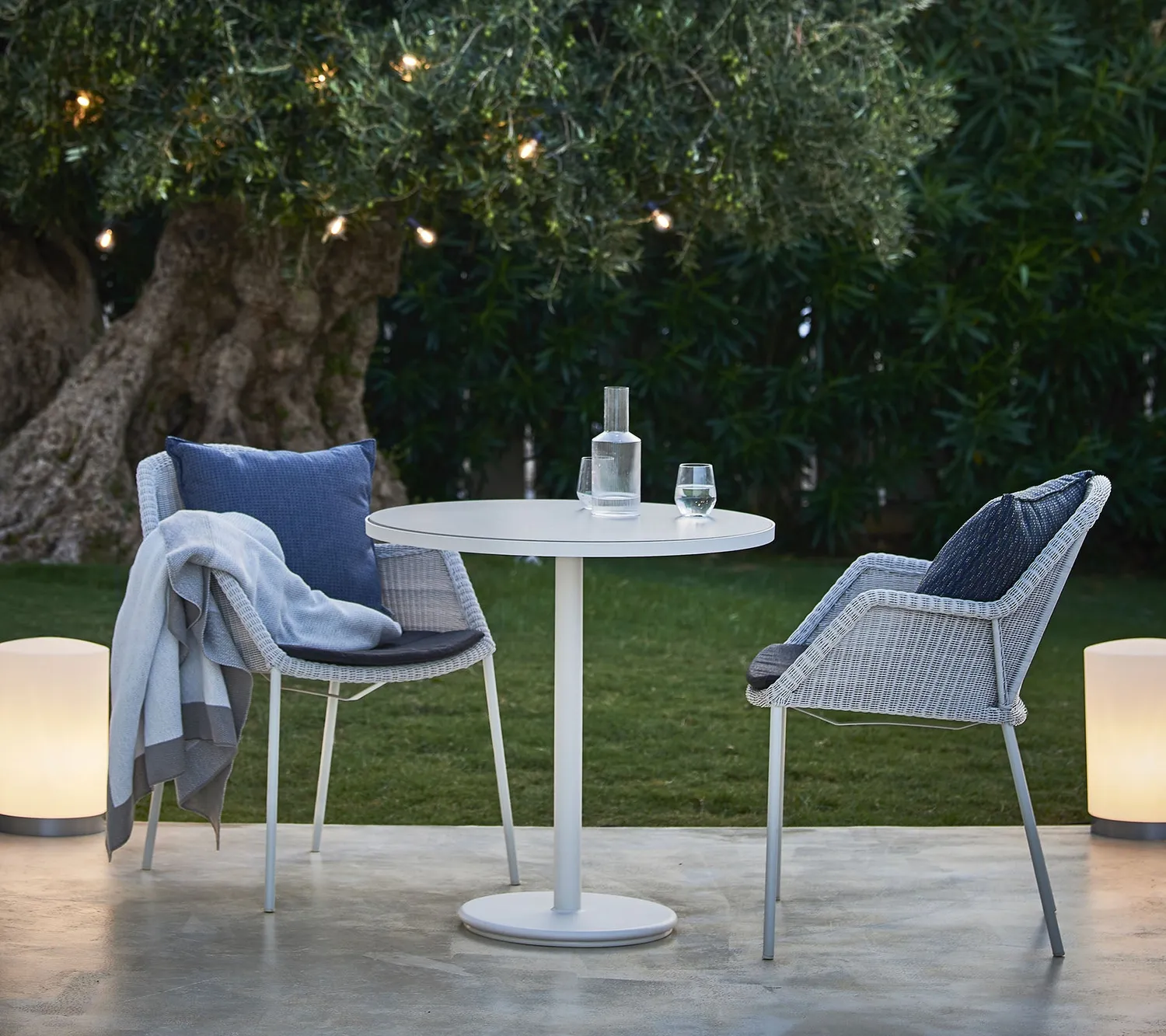 Cane-line Go Go Cafétisch Ø 80 cm Aluminium