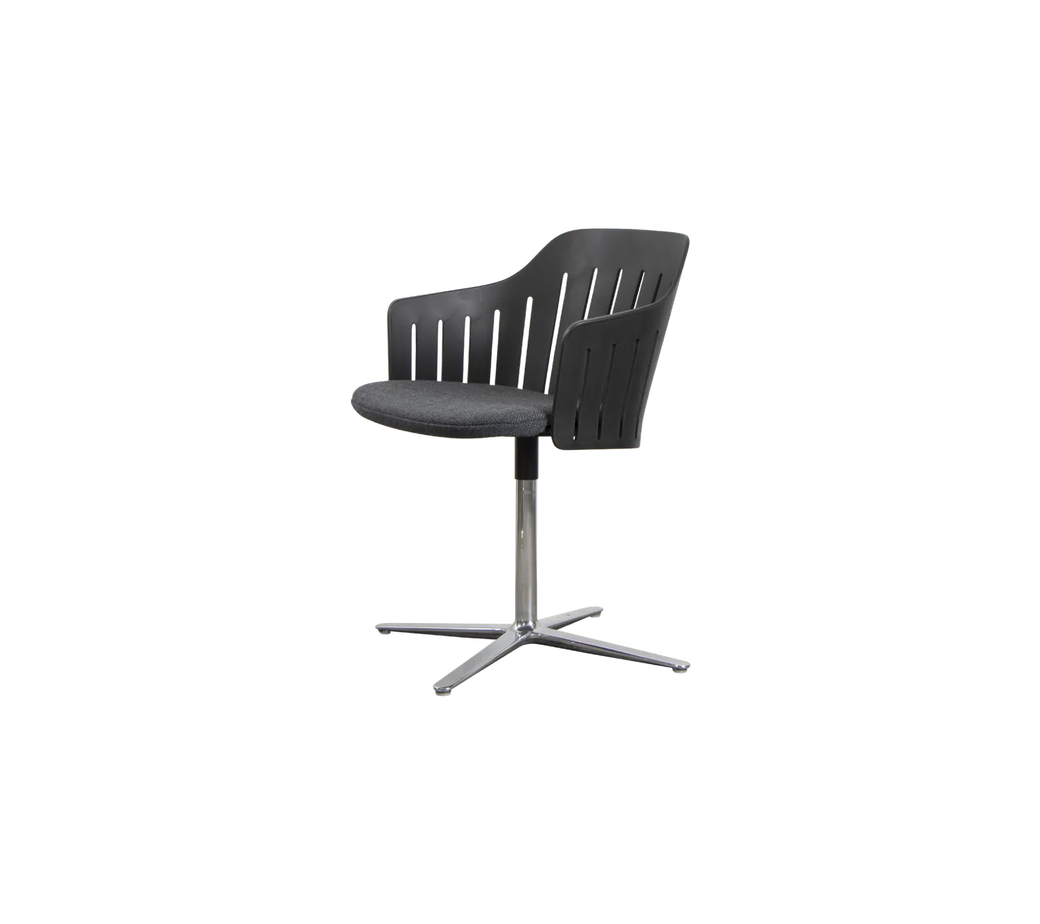 Cane-line Choice Drehstuhl schwarz recycelt Indoor