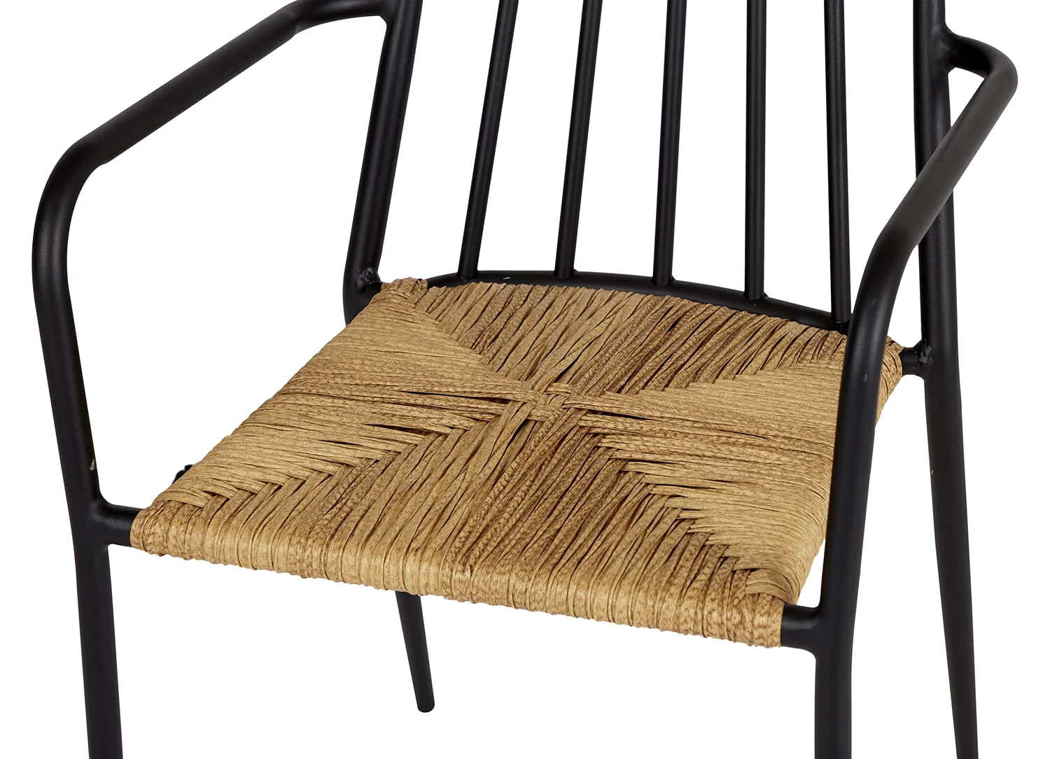 Envy Café-Set Balkonmöbel für 2 Personen Gartentisch Durafit Grau Polyrattan