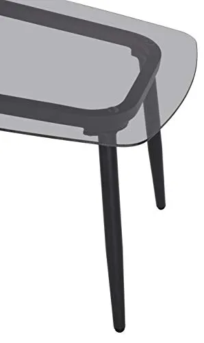 Envy Skandic Black Gartenlounge 4-tlg. schwarz wasserabweisend