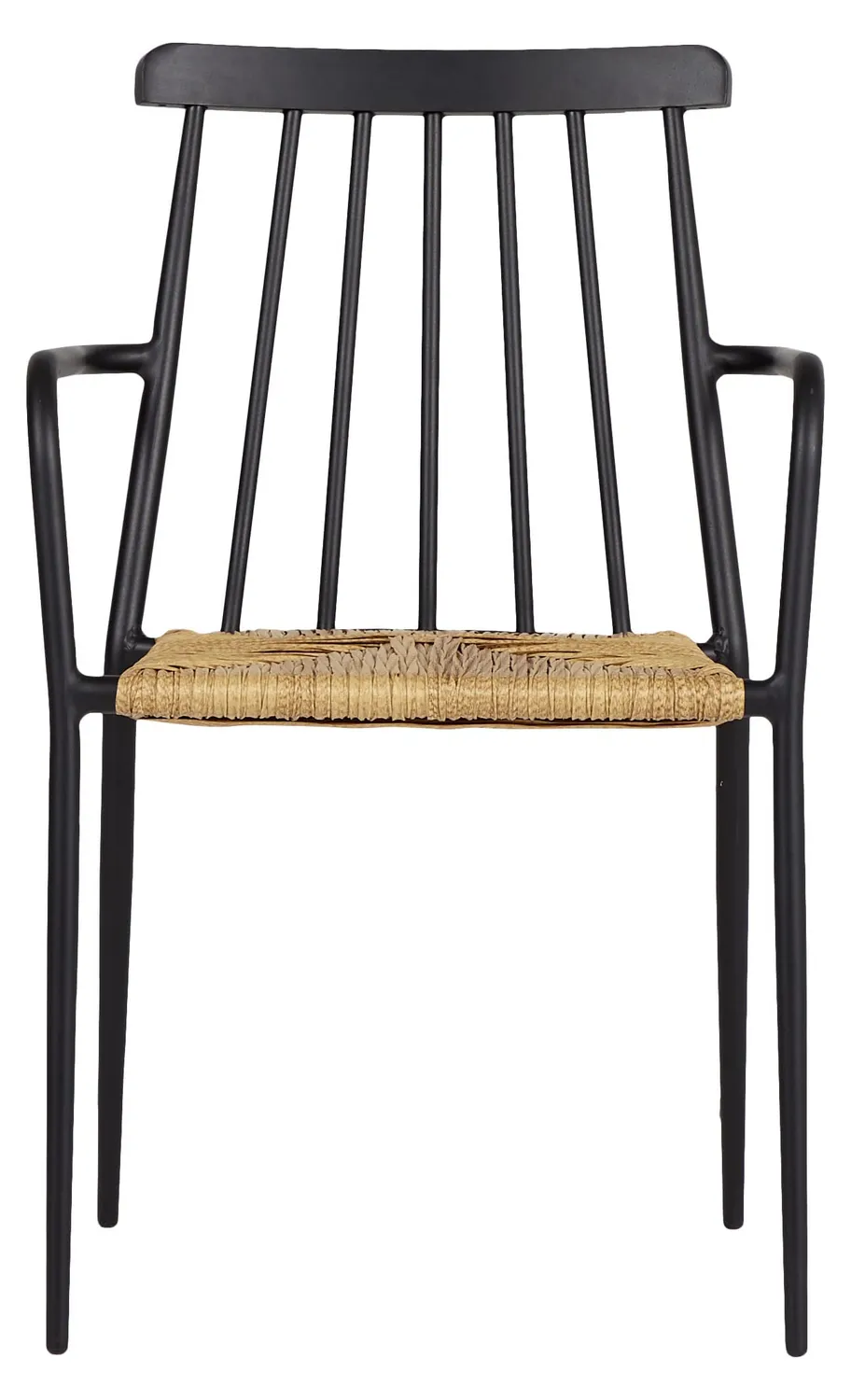 Envy Gartenmöbel-Set rund 110 cm grau 4 Personen Rattansitz