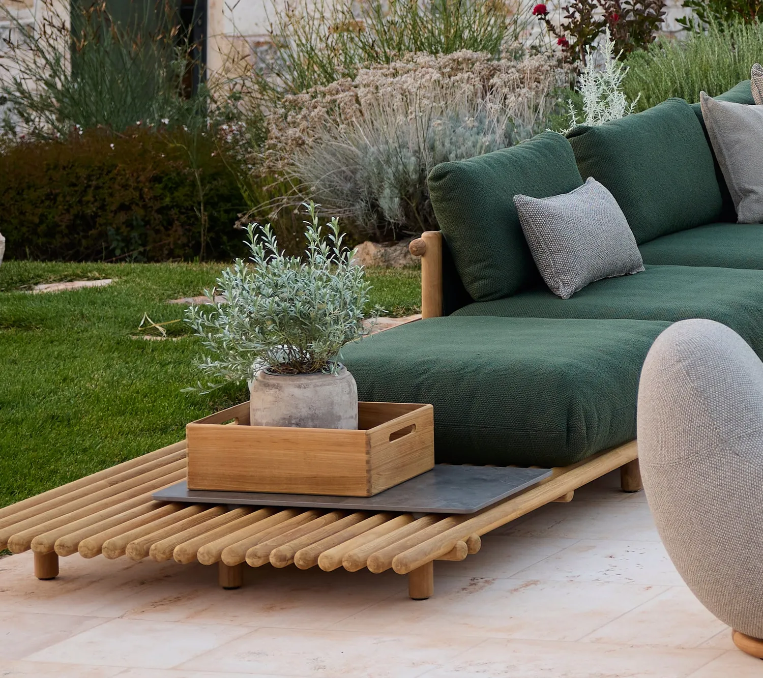 Cane-line Club Aufbewahrungsbox klein Teak Holz