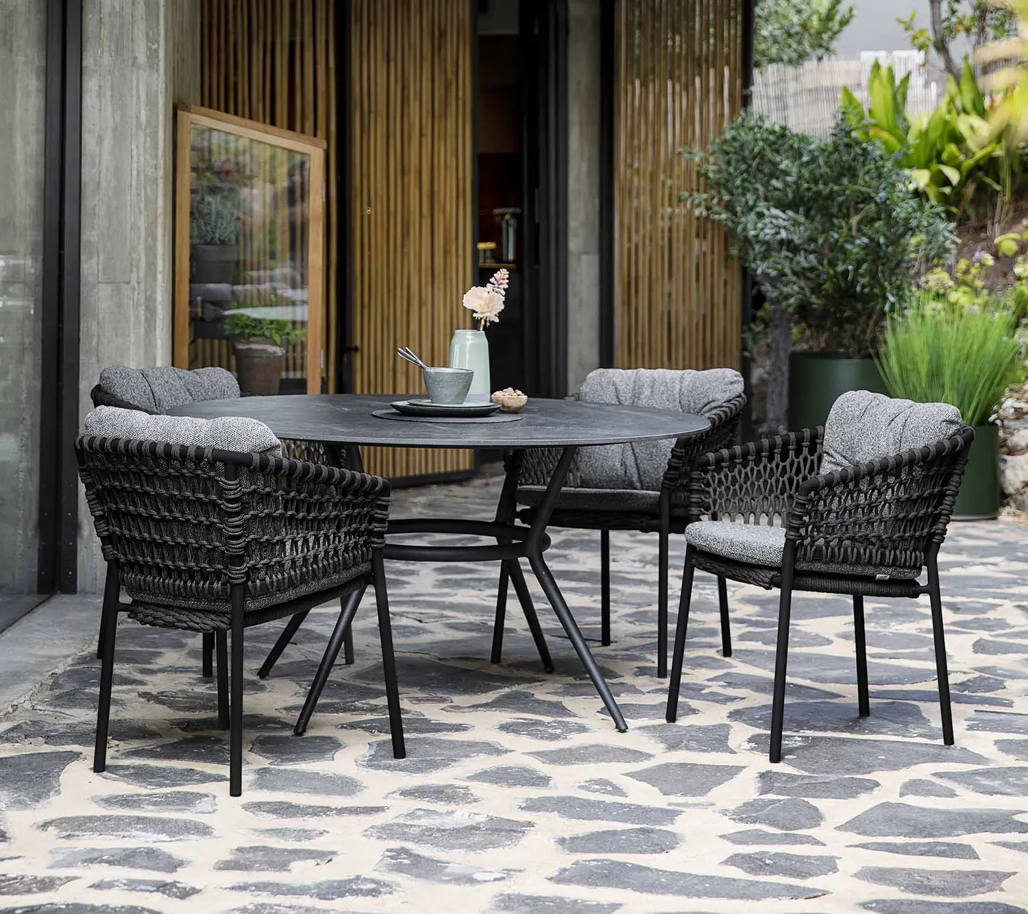 Cane-line Ocean Stuhl Natural Alu Geflecht