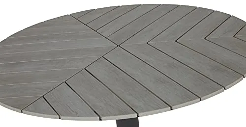 Envy Gartenmöbel-Set Rund 110 cm + 4 Stühle Grün Esstisch