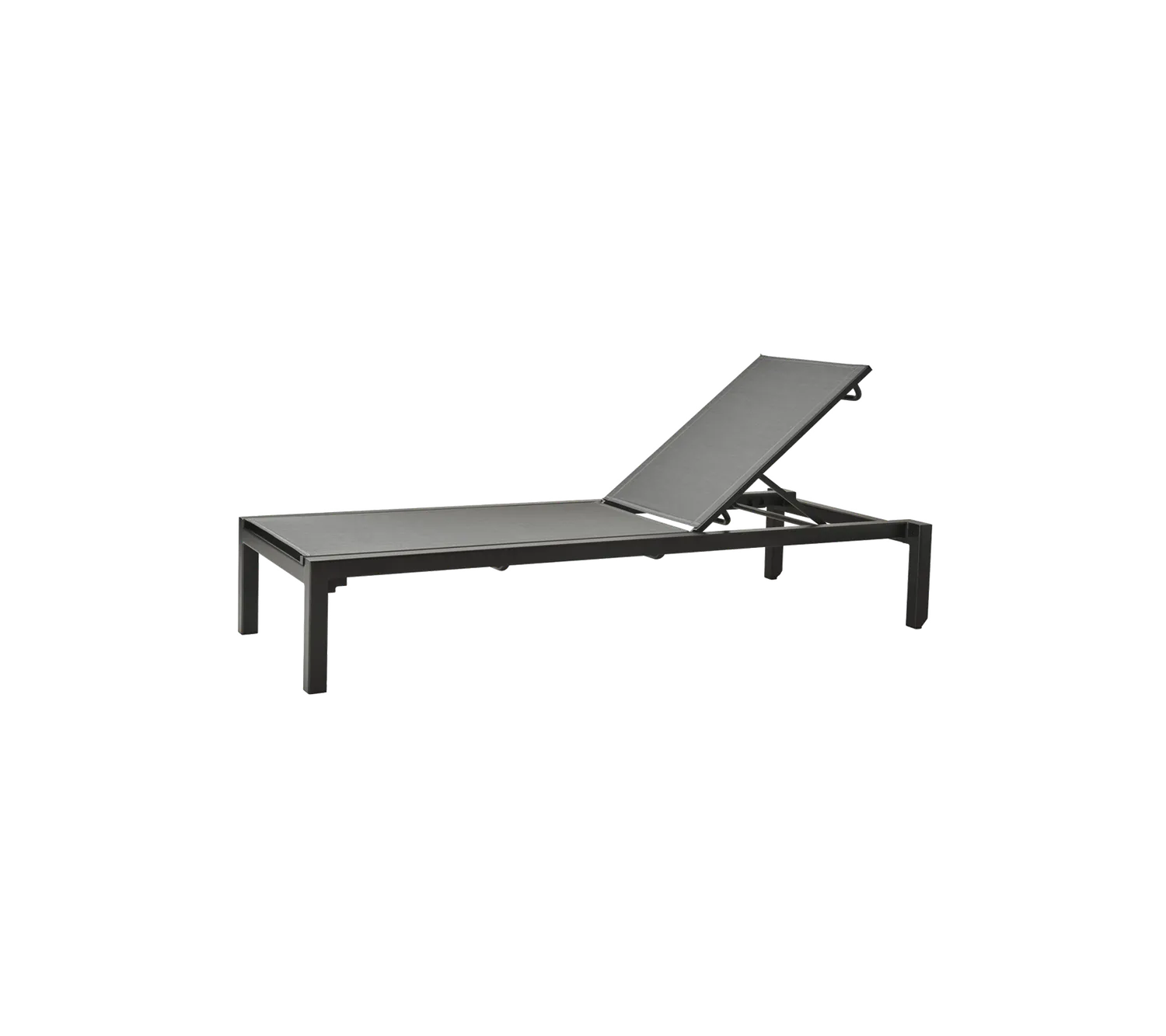 Cane-line Relax Sonnenliege Grau Tex Outdoor