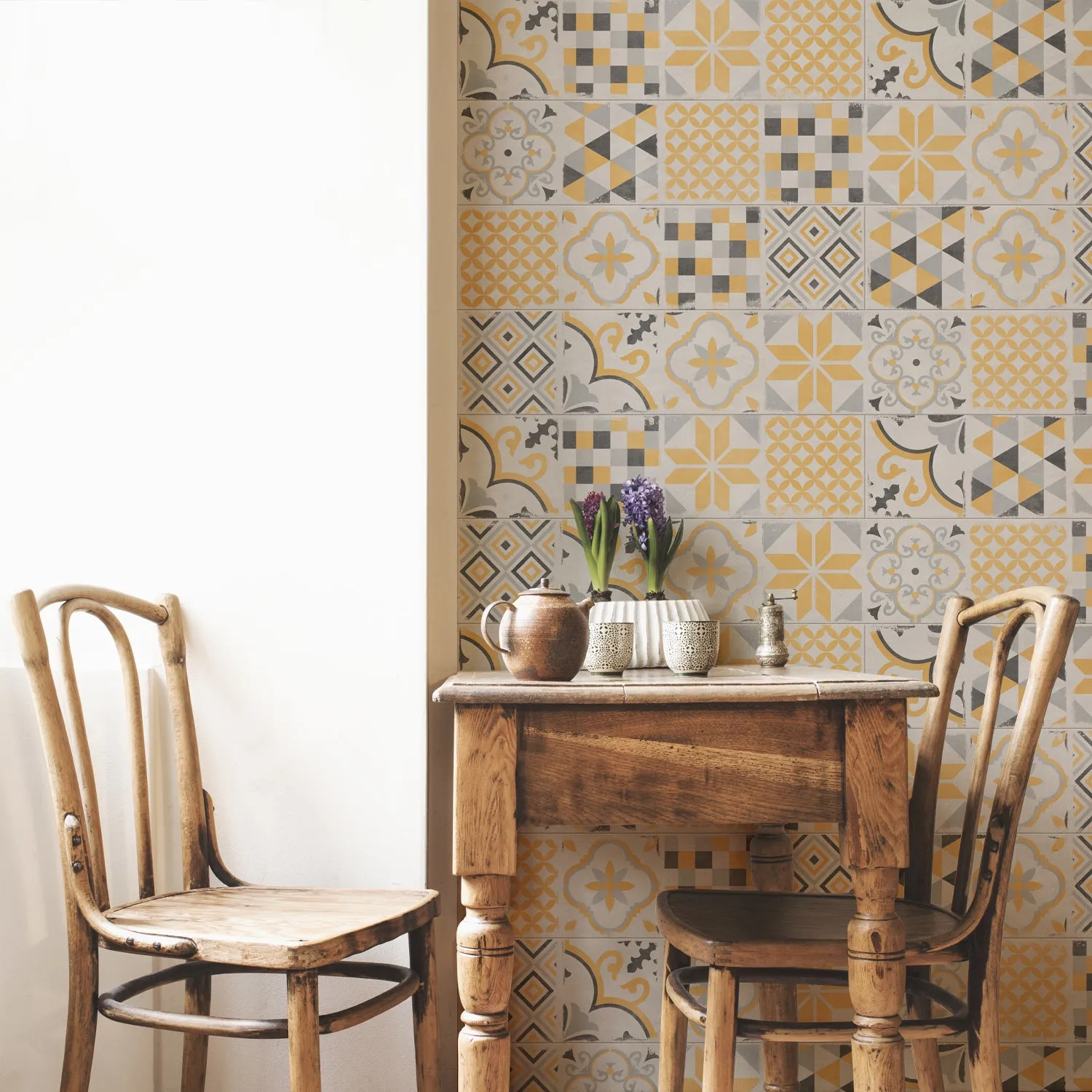 Grosfillex Accent Andaluz Wandpaneel Yellow Zementoptik