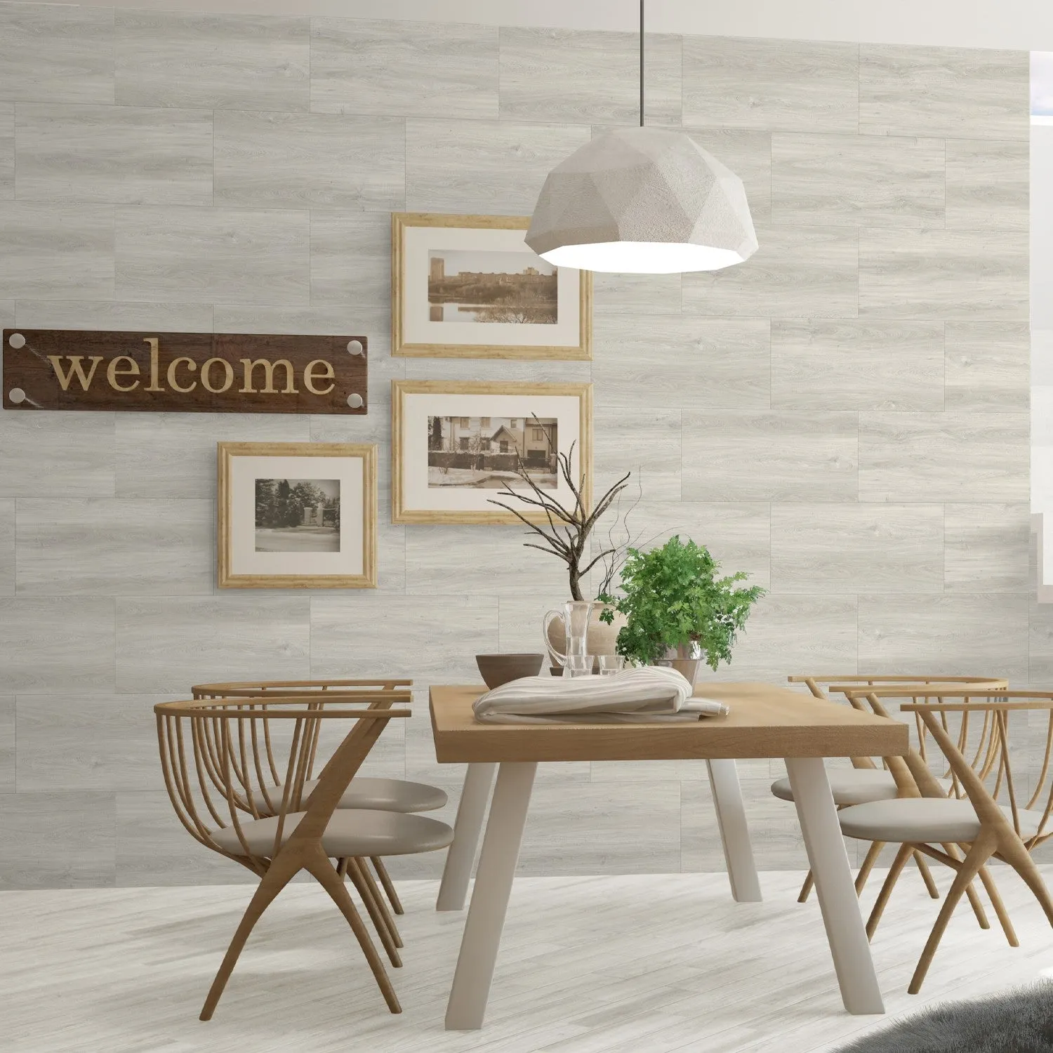 Grosfillex Gx Wall+ Wandfliesen White Oak Eiche matt