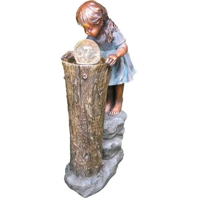 Bellamondo Granimex Zhisheng Wasserspiel Polyresin natur 83×41×23 cm