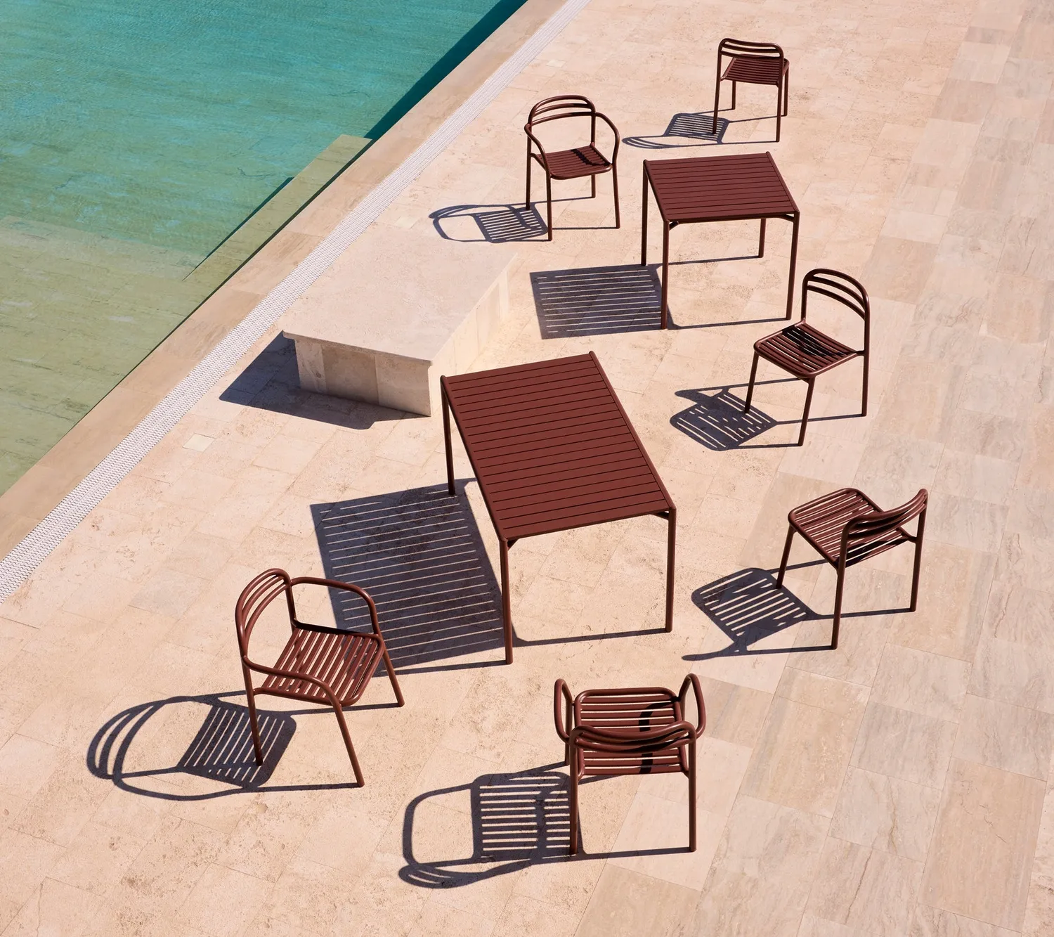 Cane-line Bliss Gartenstuhl Sand Aluminium