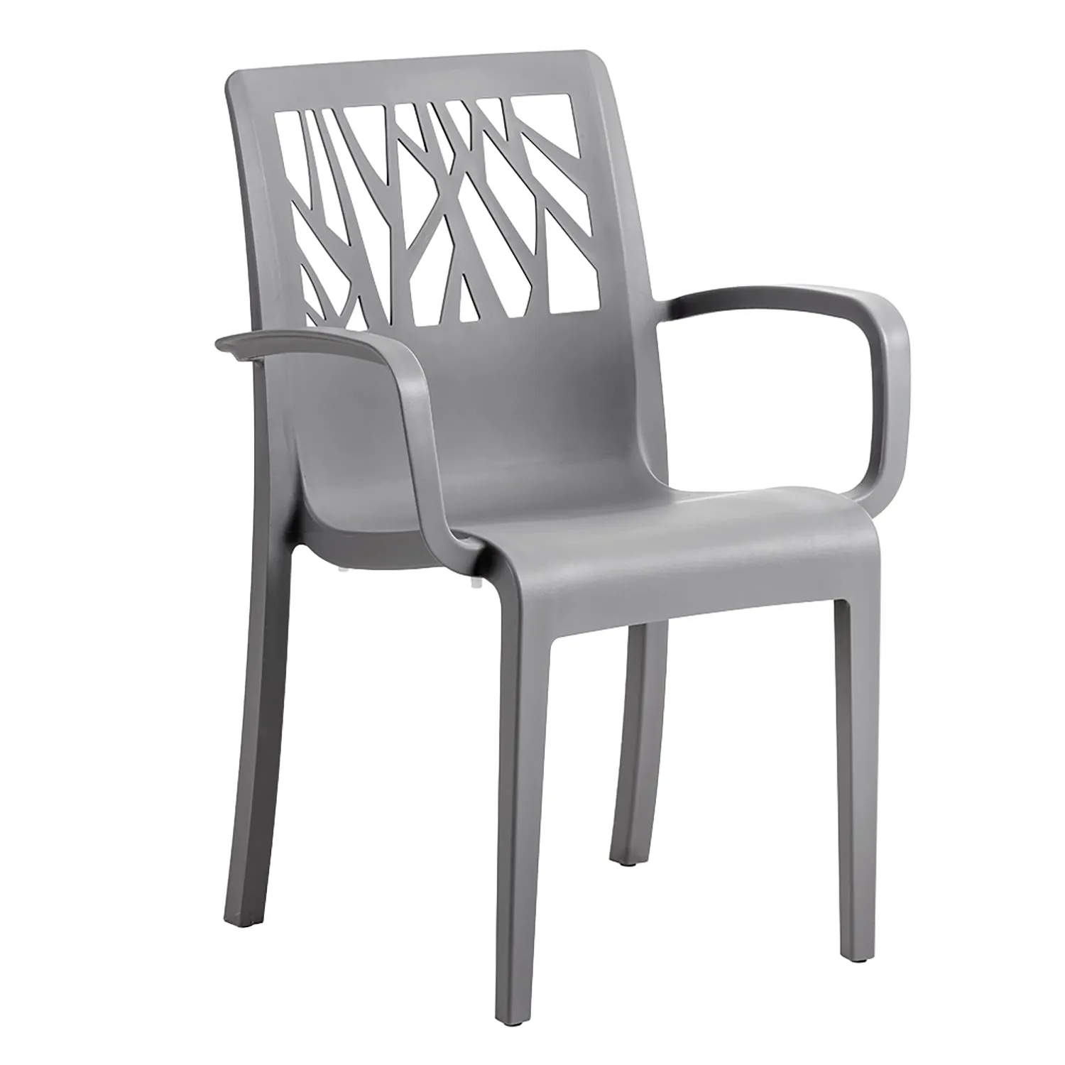 Grosfillex Vegetal Gartenmöbel-Set Tisch 165x100 + 6 Stühle