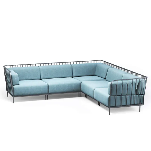 Emu Terramare Ecksofa 5-Sitzer Outdoor Kissen