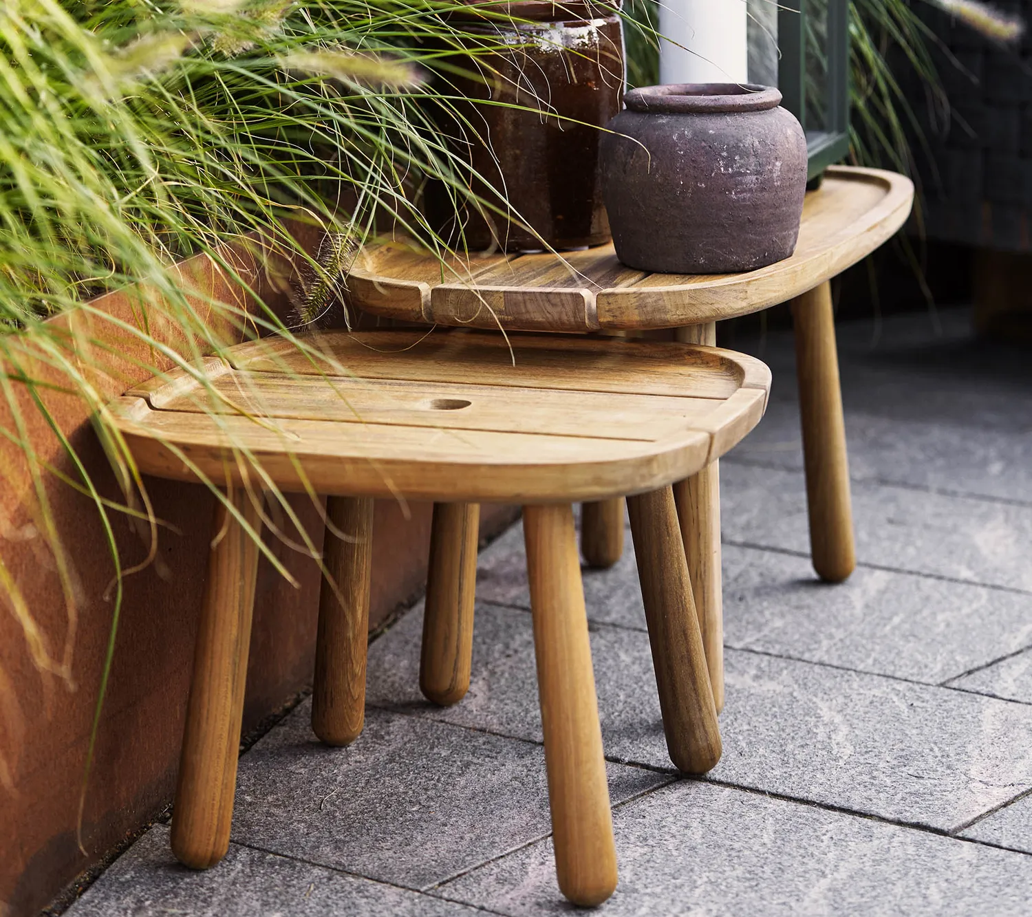 Cane-line Royal quadratischer Couchtisch Teak
