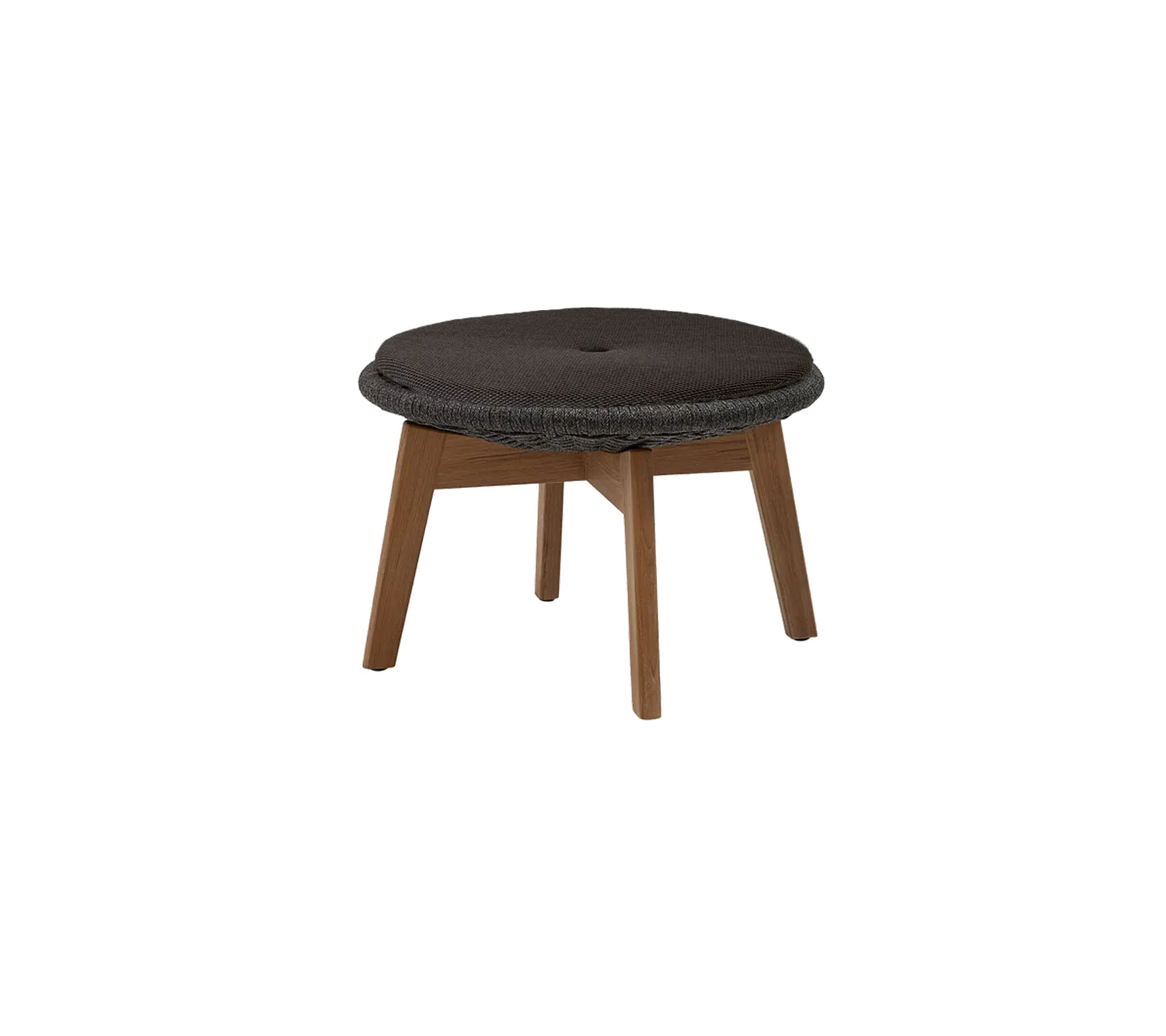 Cane-line Peacock Fußhocker-Kissen Grau Natté