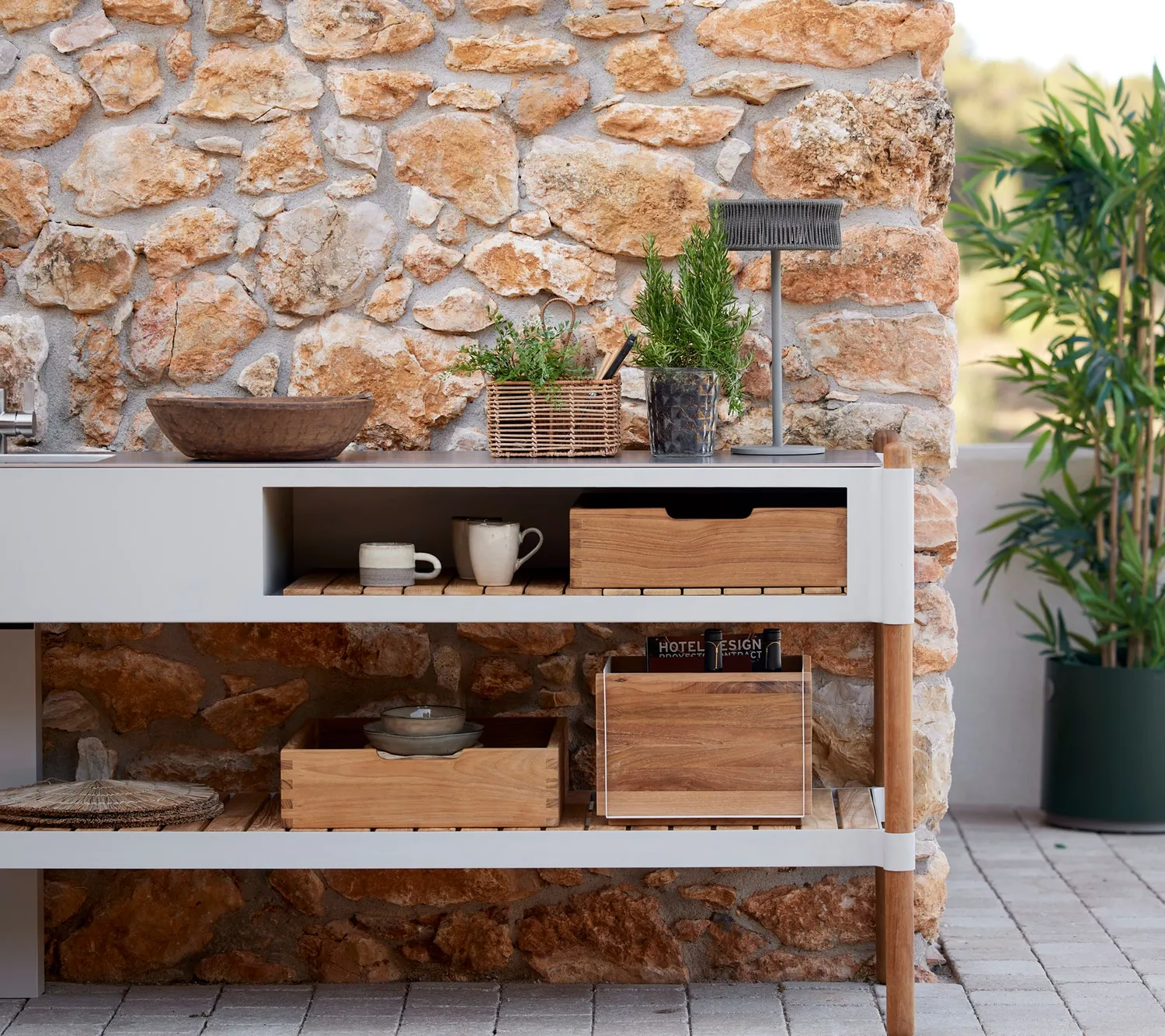 Cane-line Sticks Outdoor-Küchenbox Teak Holz