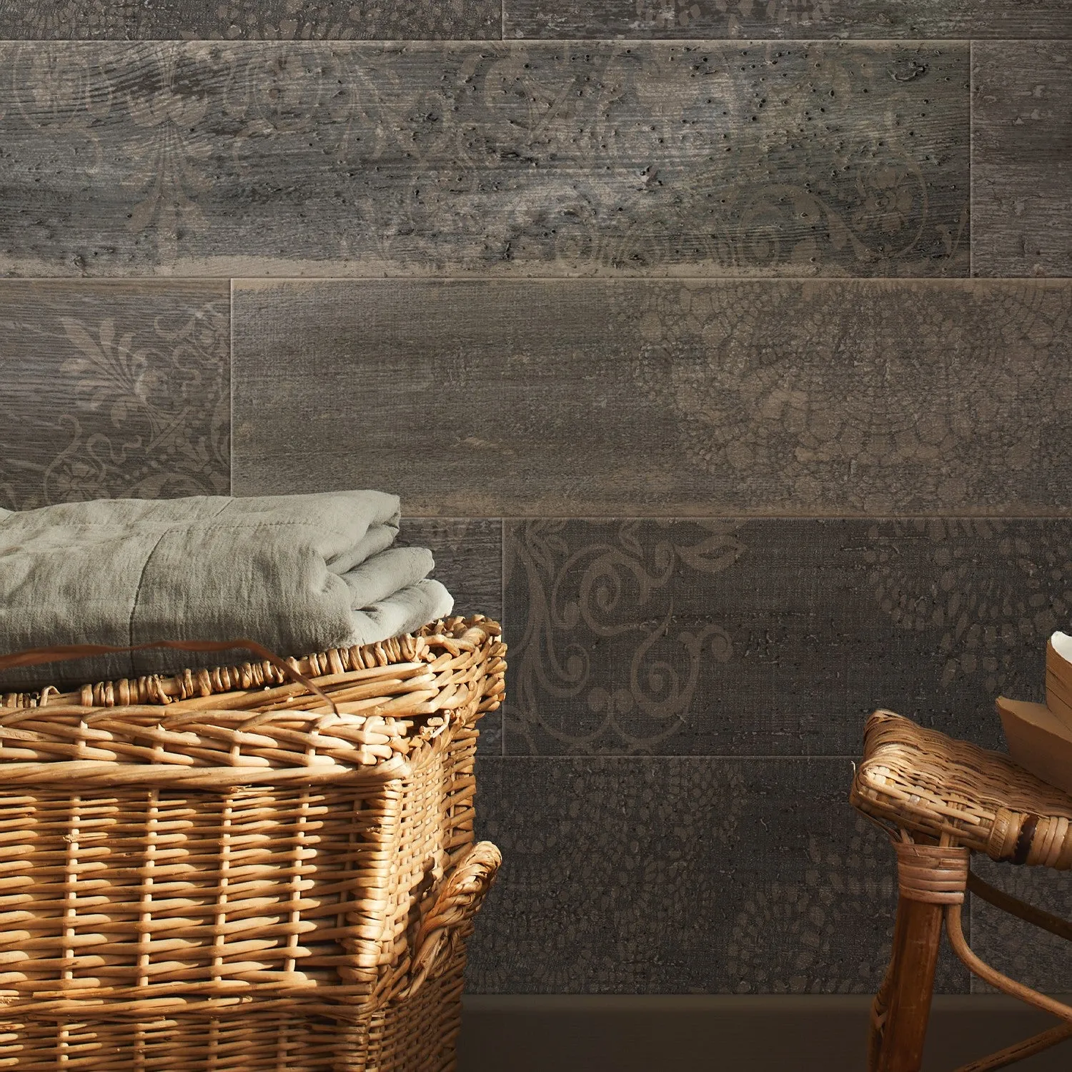 Grosfillex Accent Sequoia Wandverkleidung Holz Kit