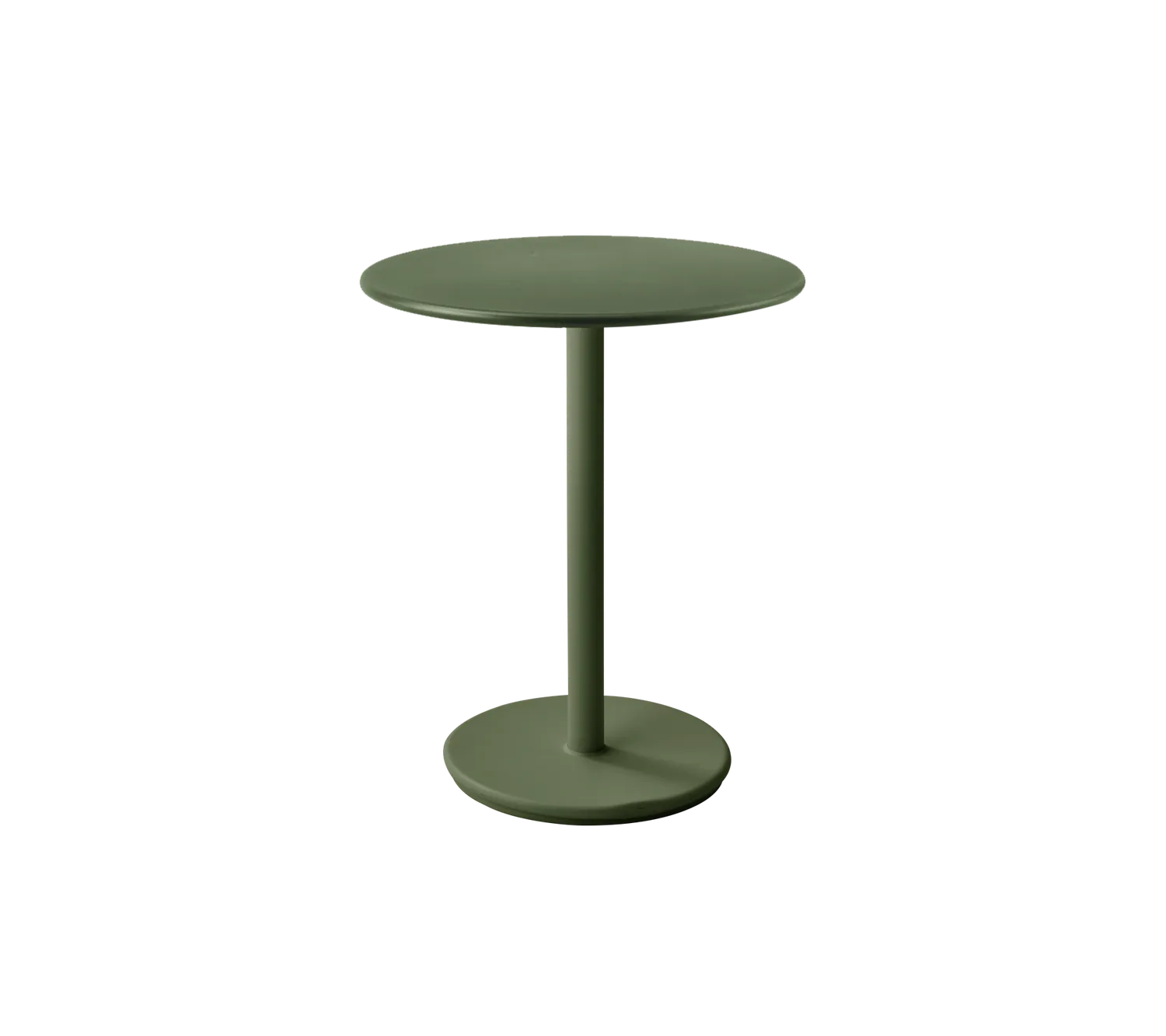 Cane-line Go Cafétisch 60 cm Aluminium Teak geometrisch