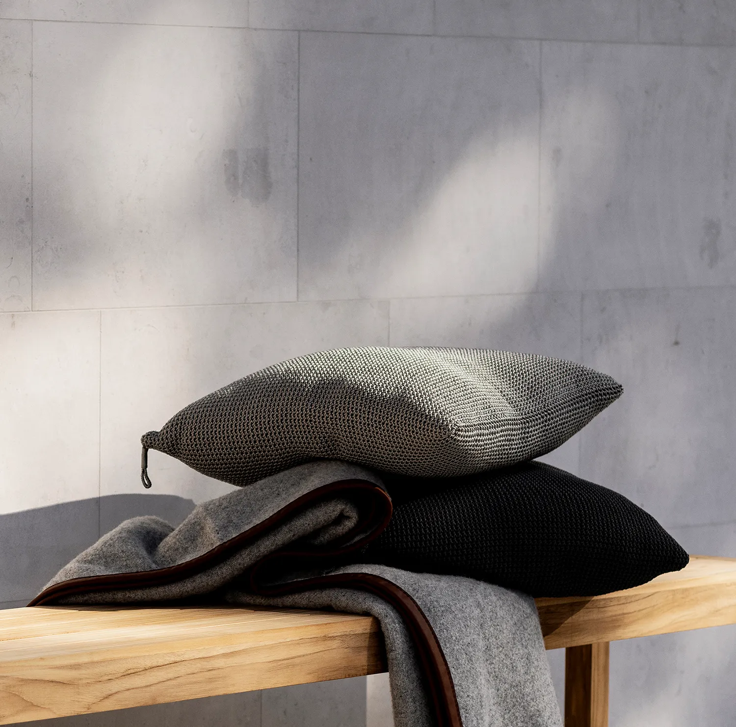 Skargaarden Fårö Kissen Light Grey Textil