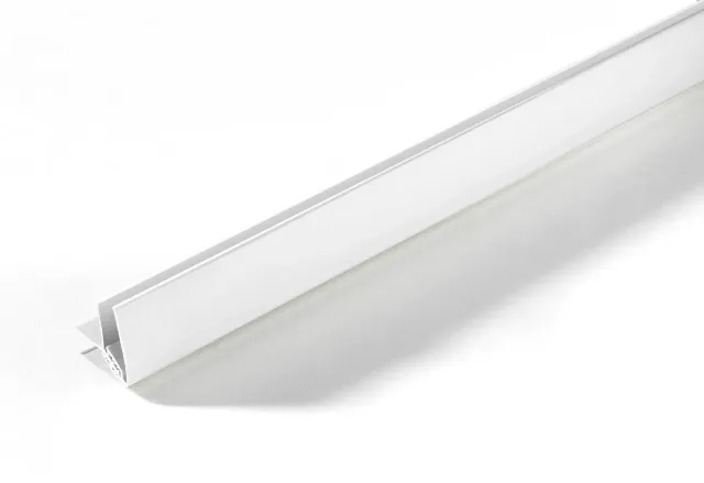 Grosfillex Eckprofil PVC Wandpaneele Weiß 10mm