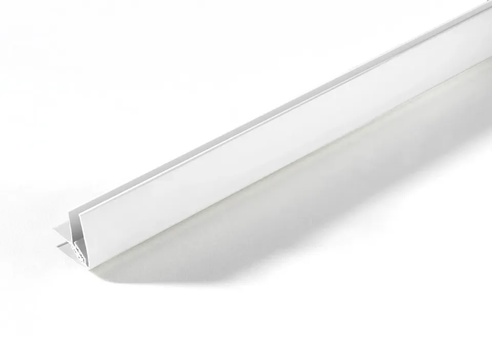Grosfillex Eckprofil PVC Wandpaneele Weiß 10mm