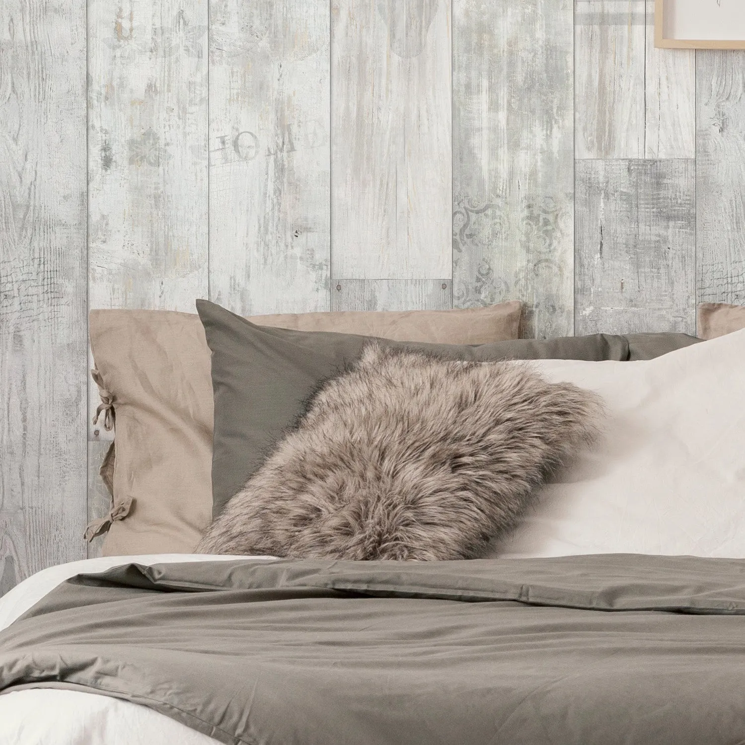 Grosfillex Element 3D Rustic Wandpaneele Vintage Braun
