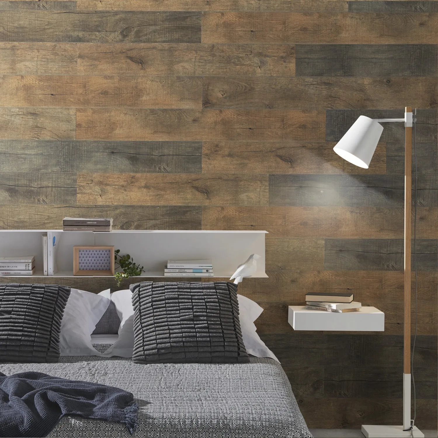 Grosfillex Element Compact Premium Wandpaneel Megève Holz