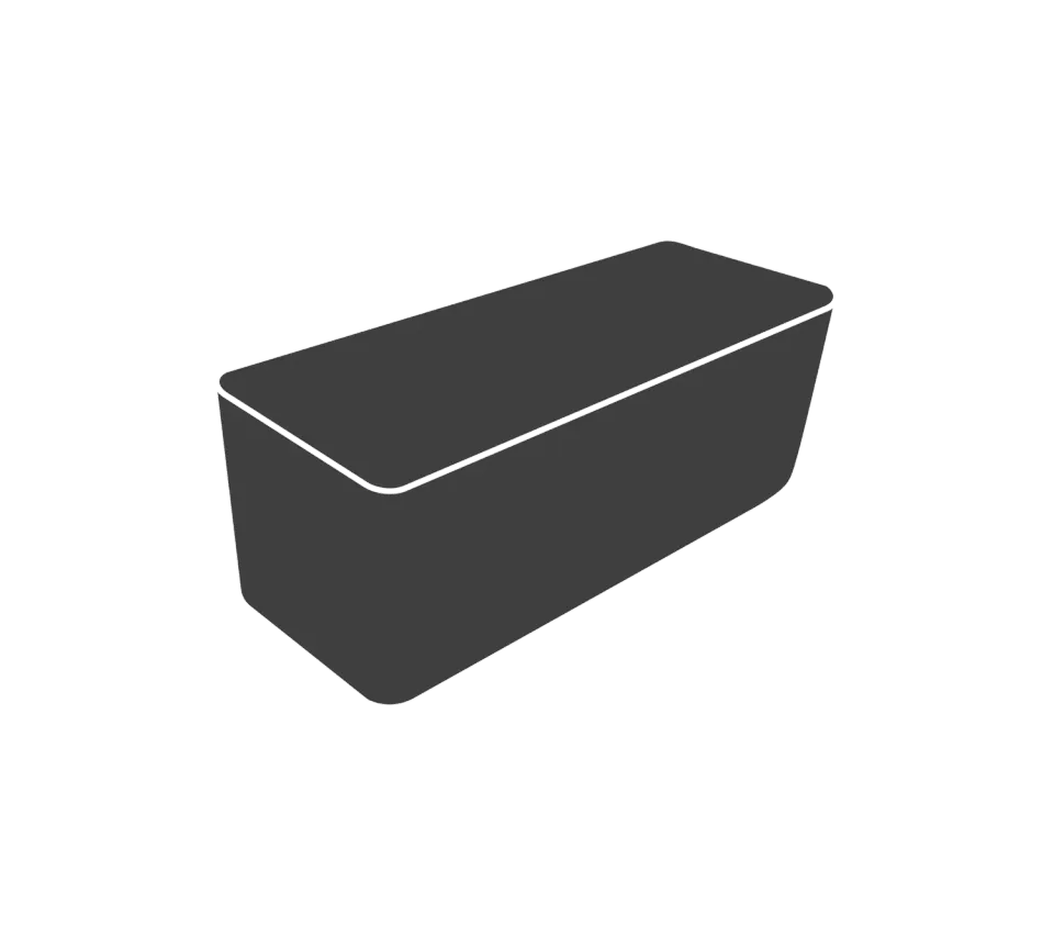 Cane-line Cover 16 Schutzhülle 336x168 Schwarz