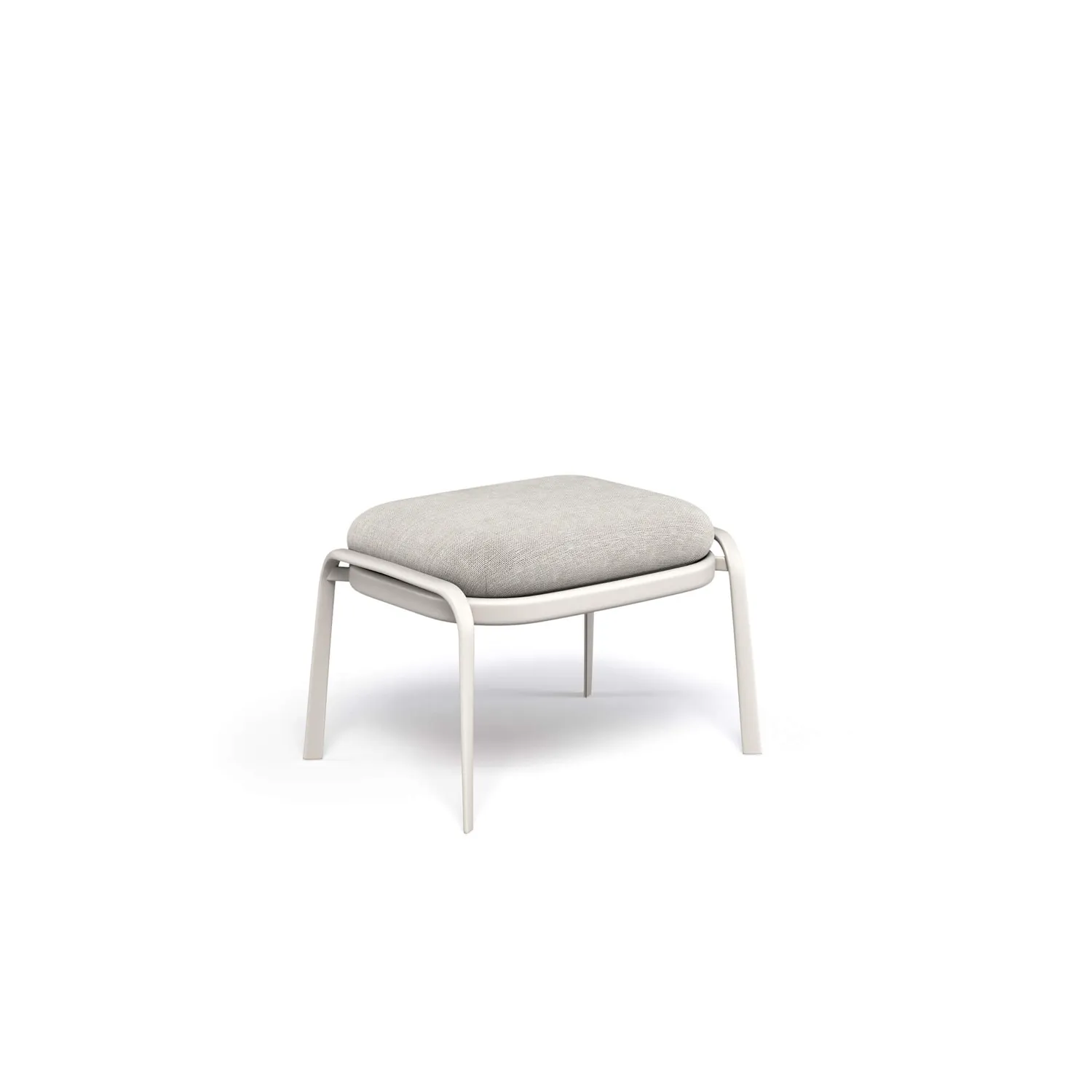 Emu Carousel Pouf Hocker Aluminium Seilgeflecht