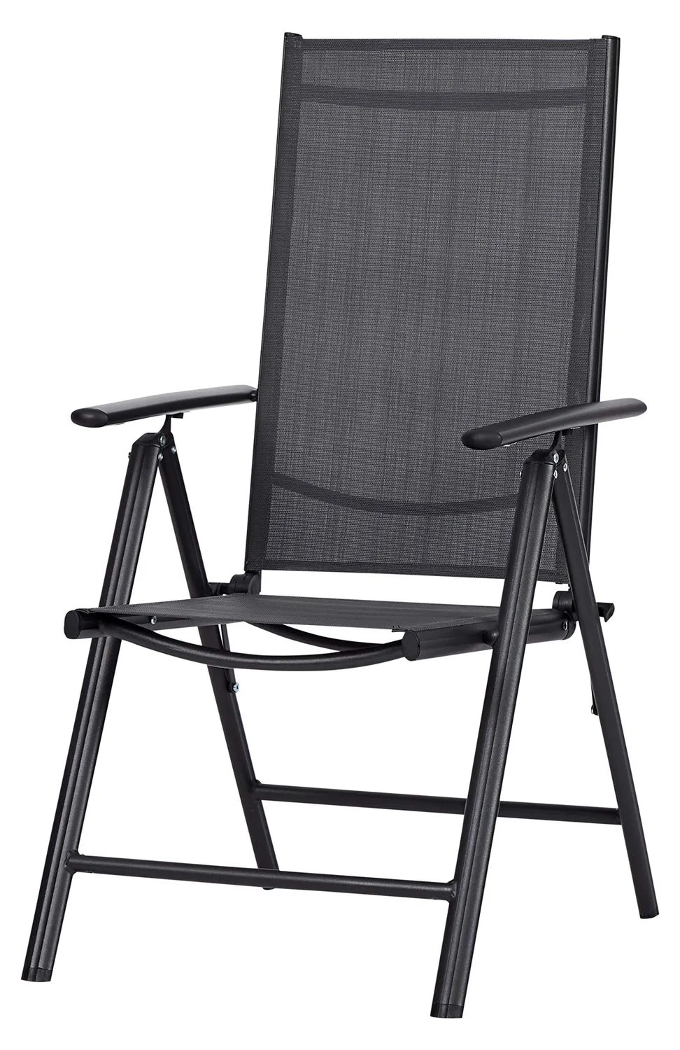 Envy Gartenmöbel-Set für 4 Personen Gartentisch Polywood Positionsstühle Textilene