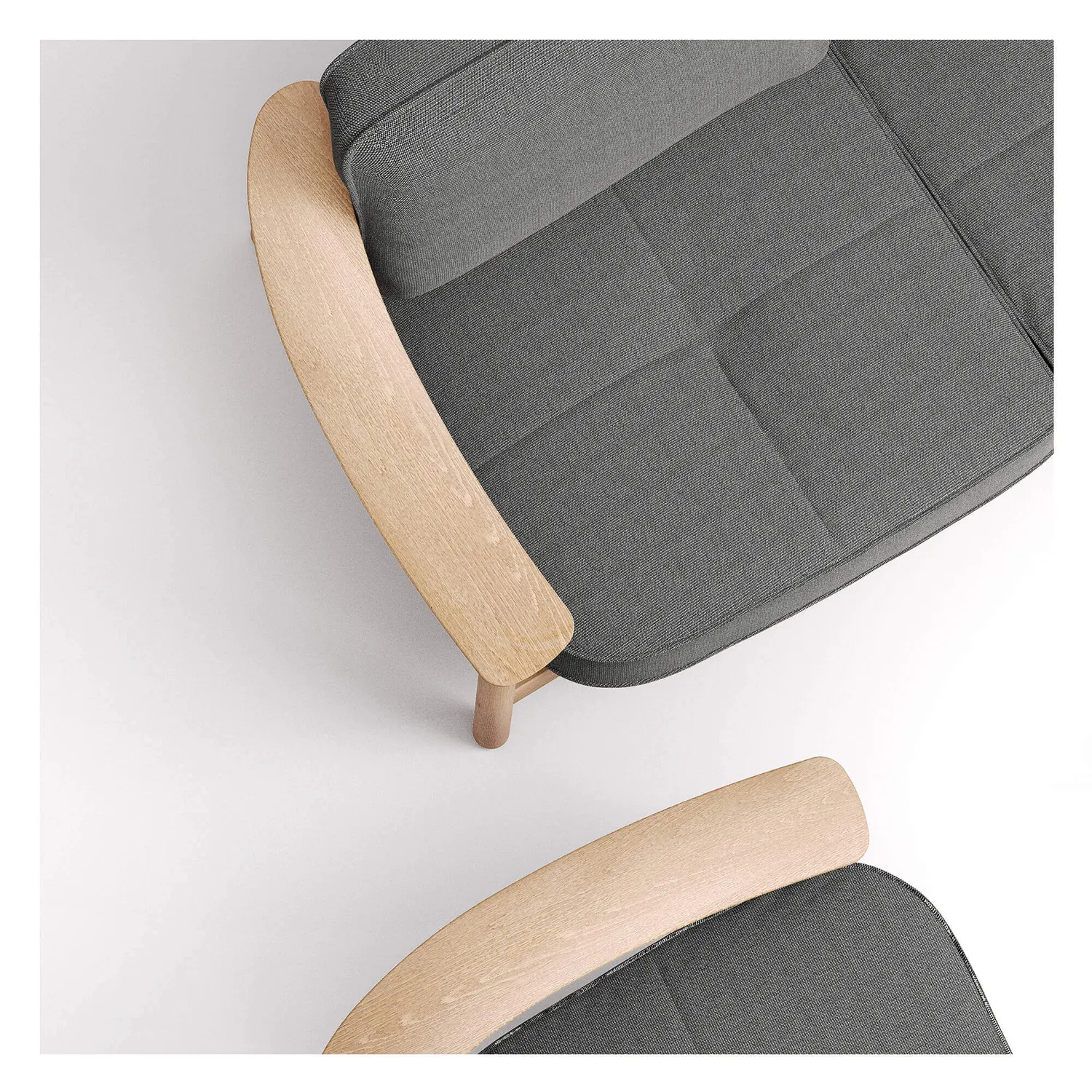 Emu Twins Sofa 3-Sitzer Teak Holz