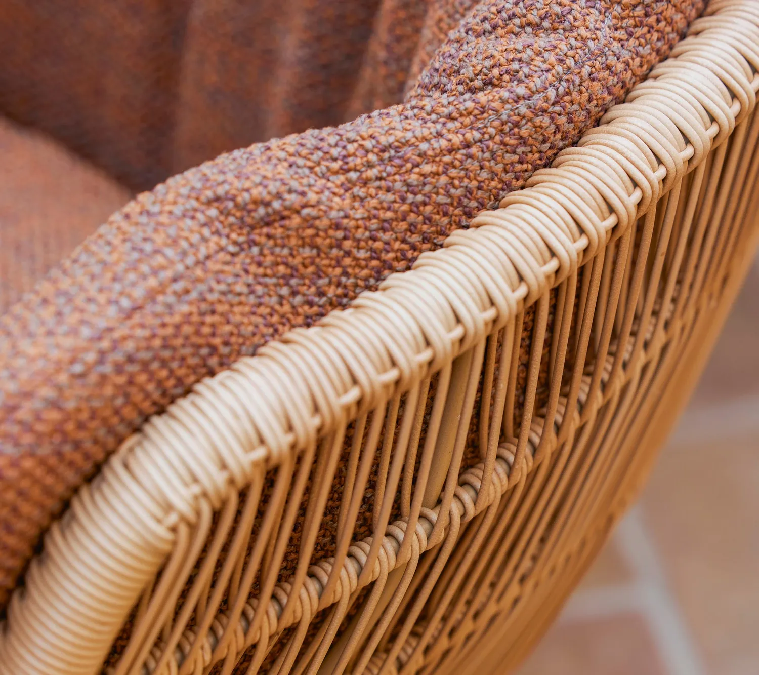 Cane-line Stay Drehstuhl Teak natur Weave Garten